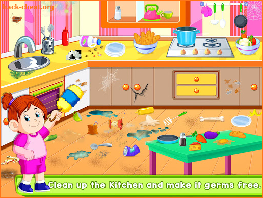 Kids Cleaning Games - My House Cleanup screenshot