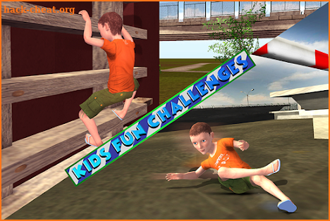 Kids Climbing Rooftop Stunts screenshot