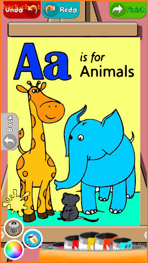 Kids Coloring Book: Alphabet Animals screenshot