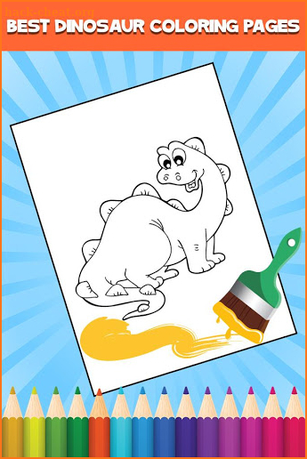 Kids Coloring Book Dinosaurs screenshot