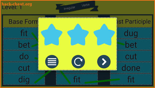 Kids English Irregular Verbs Learning screenshot