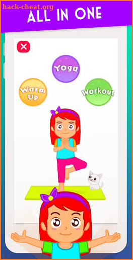 Kids Exercise: Warm up & Yoga for Kids screenshot