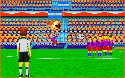 Kids Football Strike Soccer Free Kick Shootout screenshot