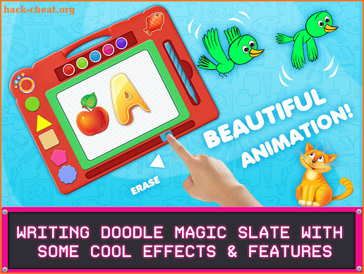 Kids Magic Slate Simulator - Learn To Read & Write screenshot