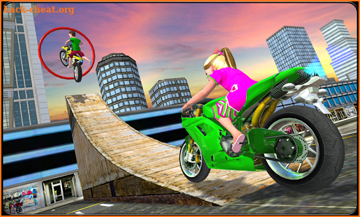 Kids Motorbike Stunts Master Roof Top Arena 2018 screenshot