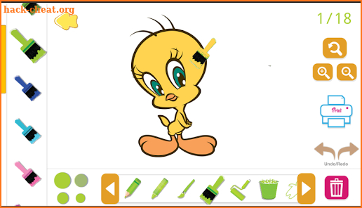 *Kids Paint -Taz & Tweety- Painting Book for Kids* screenshot