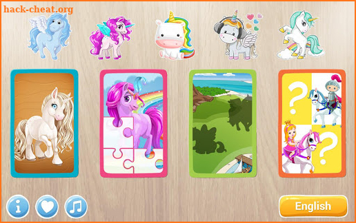 Kids puzzle for preschool fun - Unicorn 🦄 screenshot