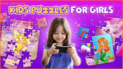 Kids Puzzles Game for Girls - Jigsaw Kids screenshot