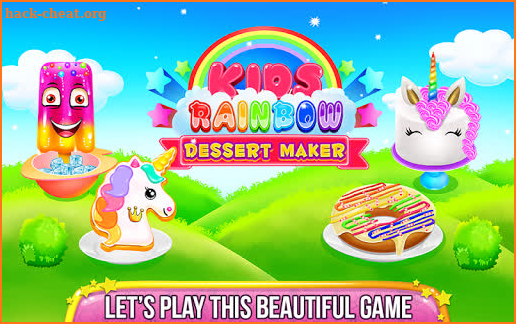 Kids Rainbow Dessert Maker screenshot