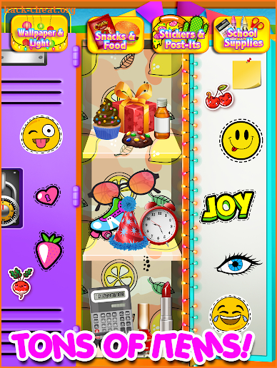 Kids School Locker - Design Your School Locker screenshot