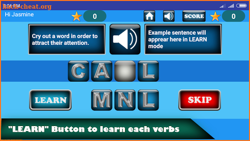 Kids Spelling Game - Learn and Play Verbs screenshot