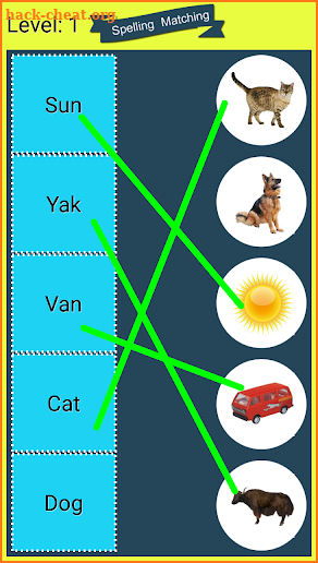 Kids Spelling Matching Game screenshot