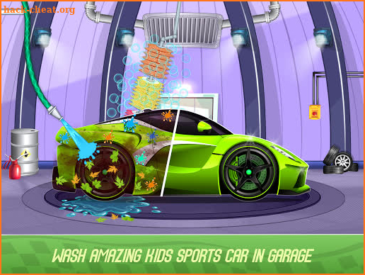 Kids Sports Car Wash Cleaning Garage screenshot