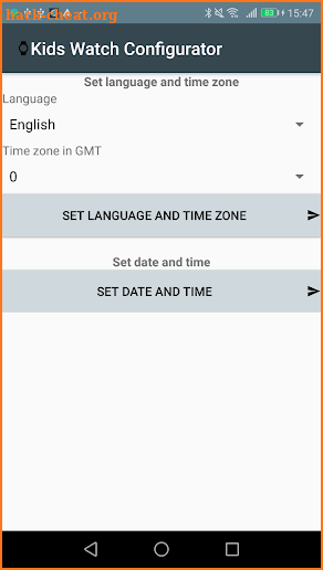 Kids Watch Configurator screenshot