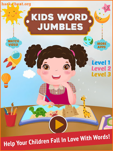 Kids Word Jumbles - Toddlers Hidden Word Games screenshot