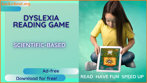 Kidtab Dyslexia Reading Game screenshot