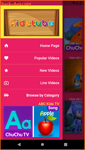 KidzTube: 10,000+ Safe Videos. screenshot