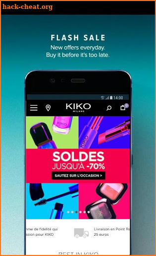 Kiko Milano screenshot