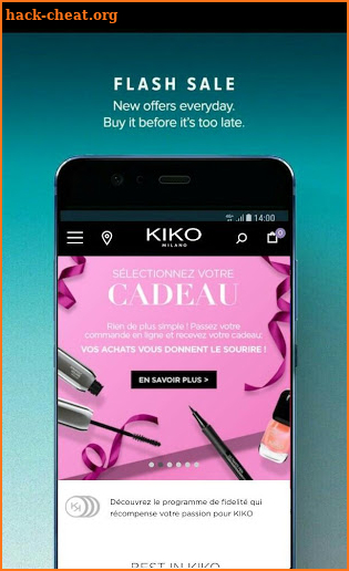 Kiko Milano screenshot