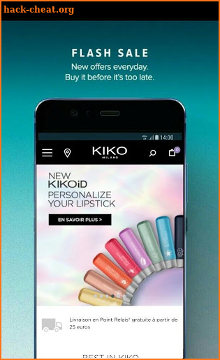 Kiko Milano screenshot