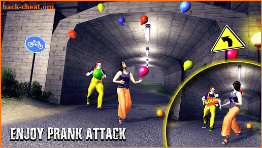 Killer Clown Attack 2020:Free Prank Attack screenshot