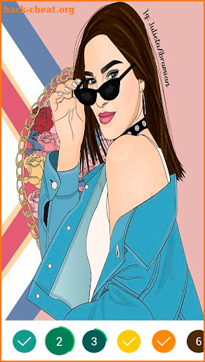 Kimberly Loaiza Juego Colorear screenshot