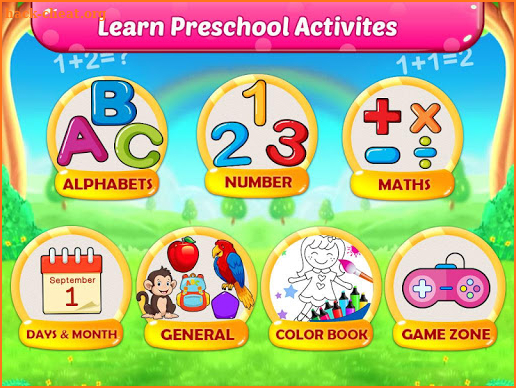 Kindergarten Kids Preschool Learning Games screenshot