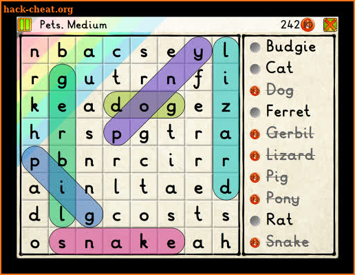 Kindid's Great British Word Search screenshot