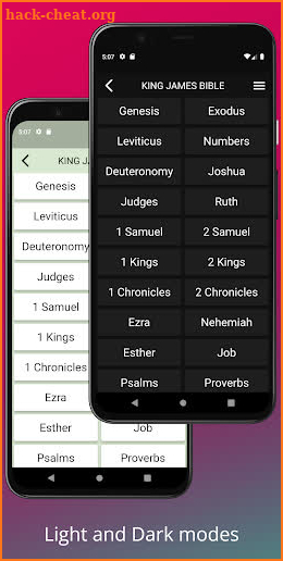 King James Bible screenshot