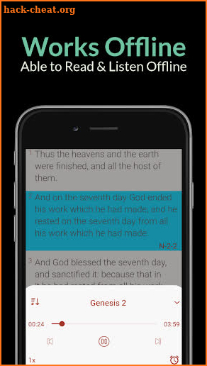 King James Bible (KJV) - Free Bible Verses + Audio screenshot