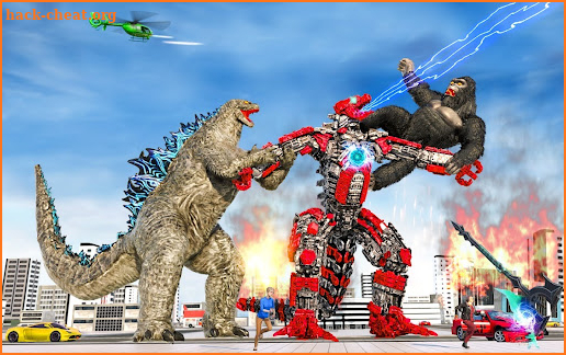 King Kong Attack Godzilla Game screenshot