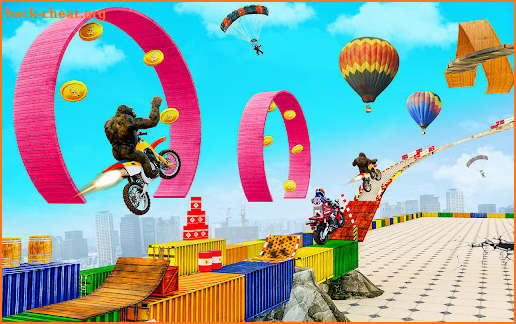 King Kong Stunt Bike Games screenshot