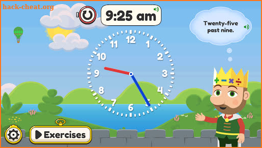 King of Math: Telling Time screenshot