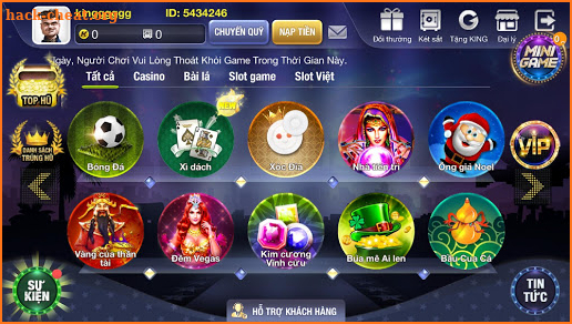 King.fun - Cổng Game Quốc Tế screenshot