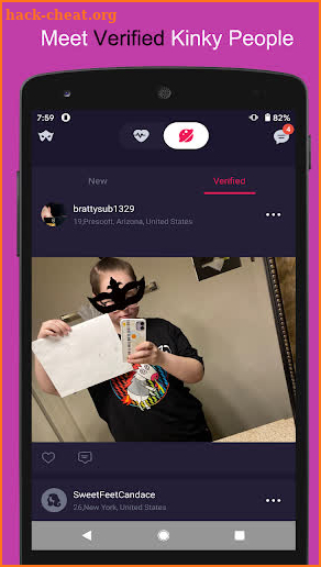 Kinksters: BDSM Dating App for Kinky Date Hookup screenshot