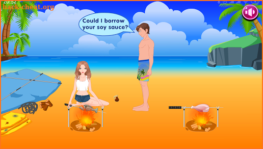 Kiss Game  Beach Couple Kiss  - make girl like you screenshot