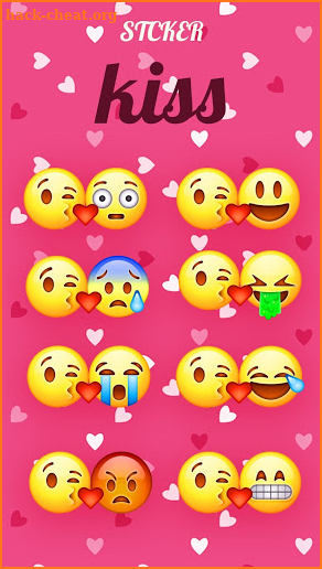 Kiss Keyboard Sticker screenshot