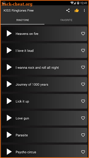 KISS ringtones free screenshot