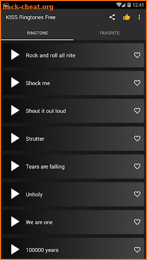 KISS ringtones free screenshot