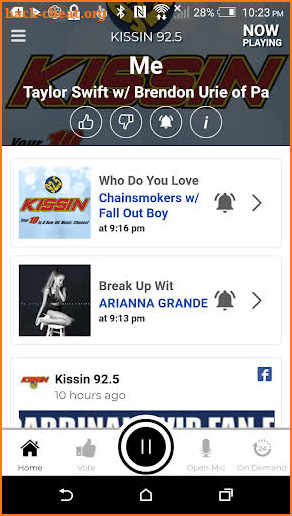 Kissin 92.5 screenshot