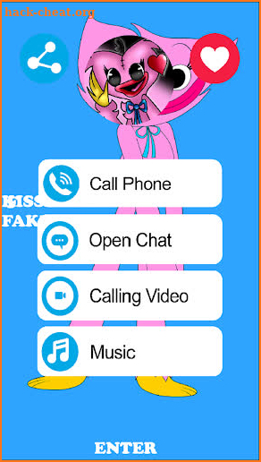 Kissy Missy Poppy Fake Call screenshot