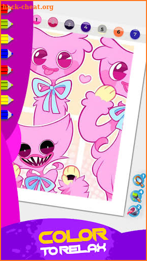 Kissy : Poppy Coloring Missy screenshot