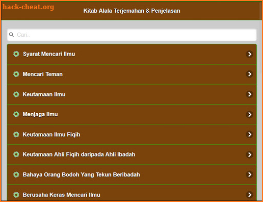 Kitab Alala Terjemahan Dan Penjelasan Lengkap screenshot