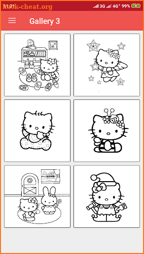 Kitty Cat Coloring Book screenshot