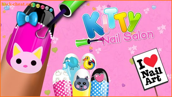 Kitty Nail Salon - Nail Art Design & Coloring Game screenshot