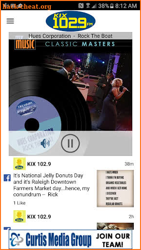 KIX 102.9 screenshot