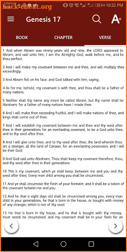 KJV Bible screenshot