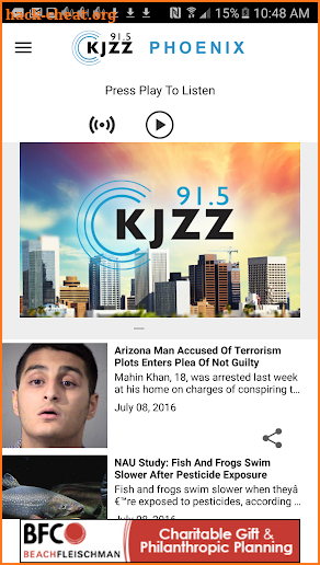 KJZZ Phoenix screenshot