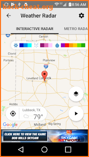 KLBK First Warning Weather screenshot