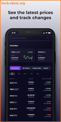 Klever Exchange screenshot